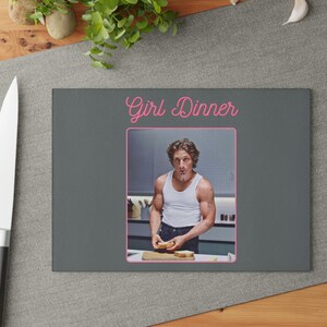 Jeremy Allen White Cutting Board: The Bear, Girl Dinner, Kitchen Decor