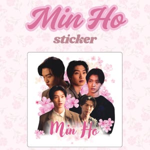 Min Ho Sticker | xo kitty Min Ho Moon Sticker Sang Heon Lee | Magnete Pins Accessoires