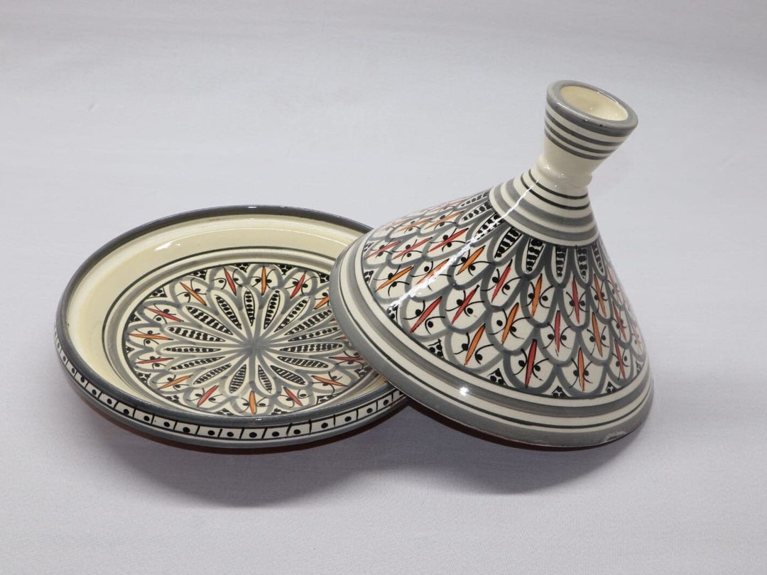 Handmade Pottery Moroccan Tagine Pottery Plates Ceramic Art Pottery