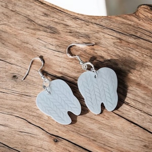 COSY CHOMPERS | Baumeln Ohrringe - Zahnarzt Ohrringe, Zahn Ohrringe, Dental, Hygienist, Zähne, Zahnarzt Geschenk, Zahnhygieniker Geschenk, Oral