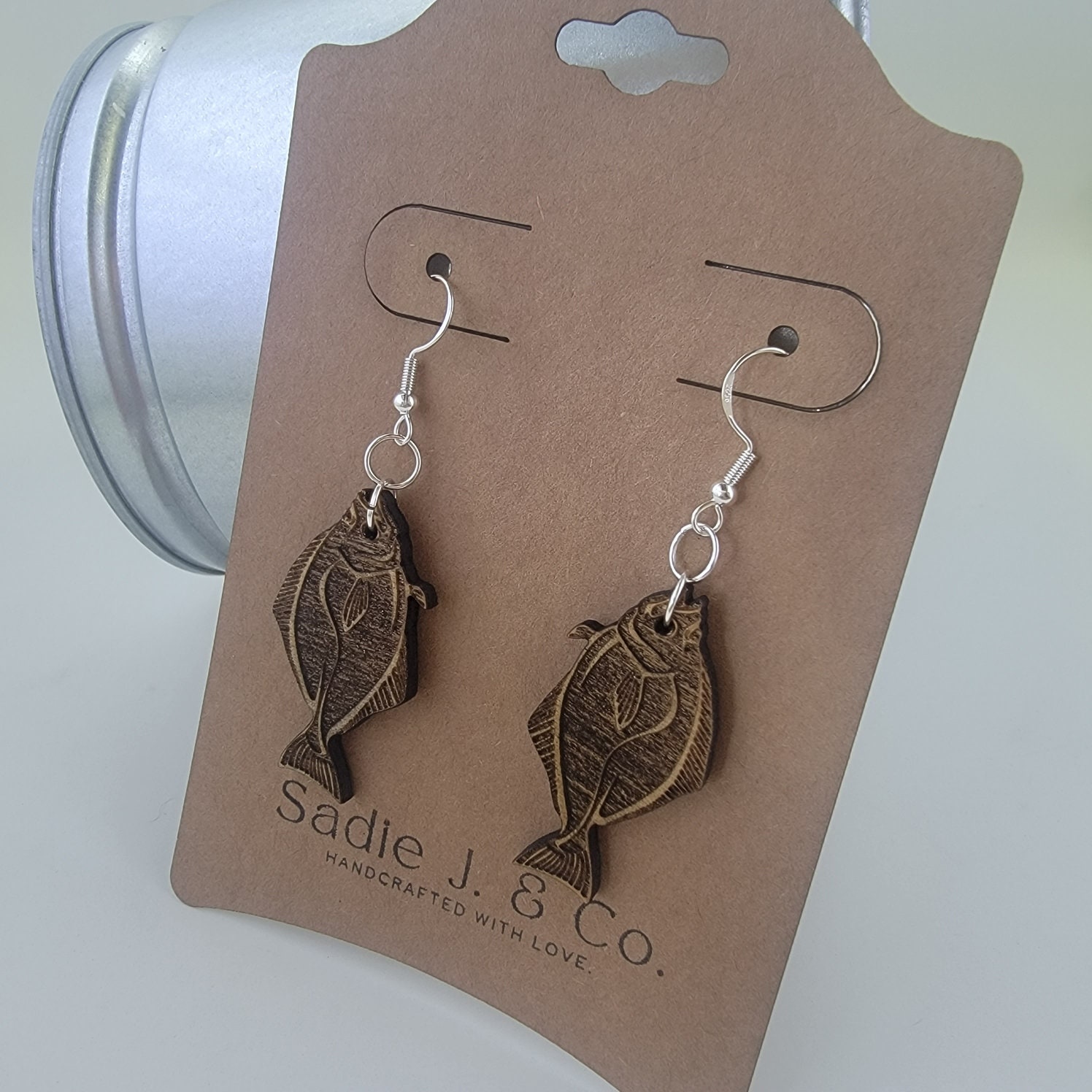 HALIBUT Earrings Etsy