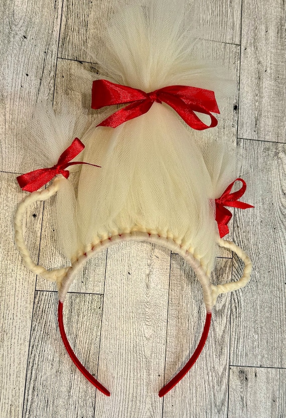 Cindy Lou Who Hair, Cindy Lou Headband,grinch Bow, Cindy Lou 