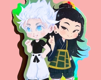 satosugu gego sorcerers sticker