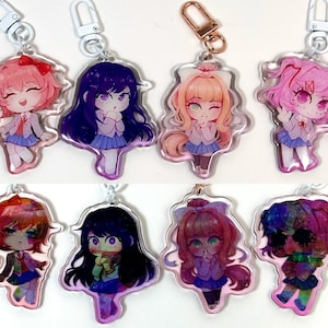 ドキドキ文芸部 キーチェーンセット doki doki literature club Keychain Set | eBay