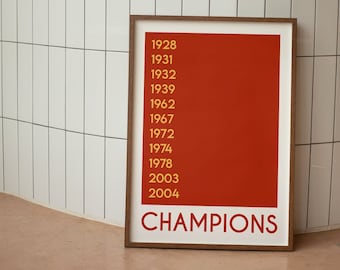 USC Football Championships Minimalist Printable Art, Instant Download