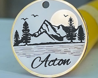 Stainless Steel Pet Name Tag: Custom Engraving, Premium Protection for Your Furry Family