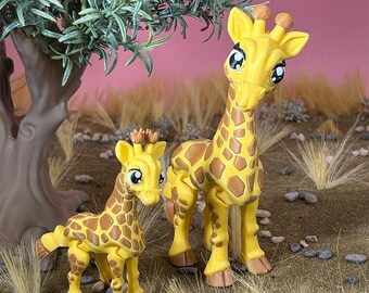 Tallulah y las jirafas diminutas - Colección de animales de safari