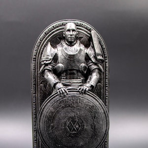 Lance Reddick Memorial Tribute Model made by ArtDeckNL - READ DESCRIPTION!!!! - Zavala Memorial Figurine Statue -  Destiny 2 Statue Tribute.