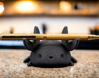 Whimsical Cartoon Crab Pen Holder - Single Pen Organizer for Your Desk