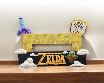 Zelda Tears of the Kingdom Switch Dock Display Stand: 3D printed multi colored Option