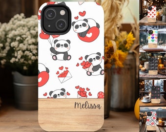 Custom Phone Case, Valentine's Day Gift, Heart Phone Case, Personalized Phone Case