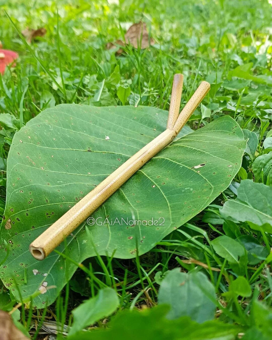 Double Nose TEPI Bamboo / Snuff Applicator Etsy