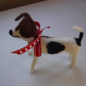 Jack Russel Terrier, Needle Felted Jack Russell, Collectible Dog, BFF Dog
