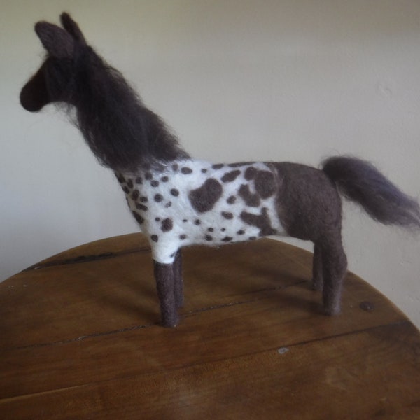 Appaloosa Horse, horse, needle felted horse, collectible horse, Spotted horse