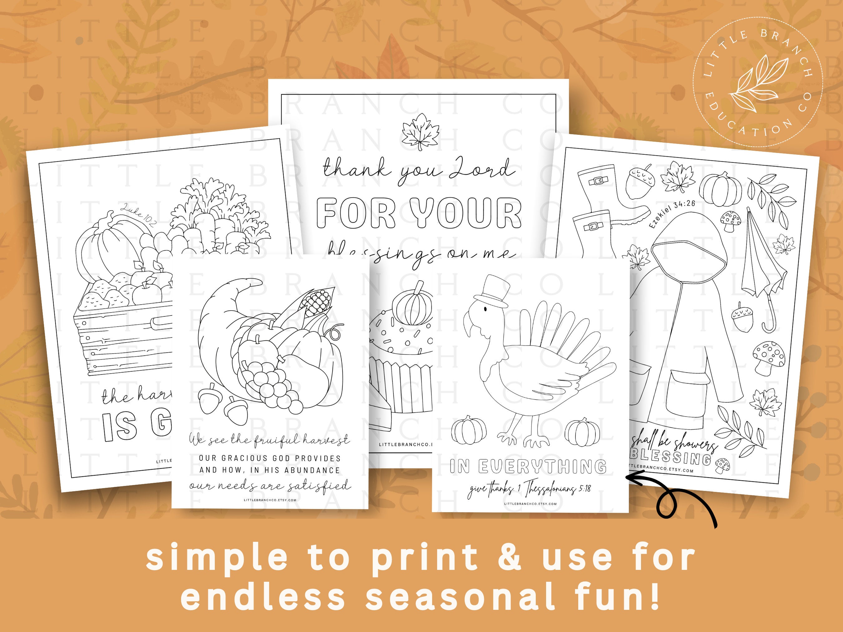 Printable Thanksgiving Christian Coloring Pages, Christian Coloring