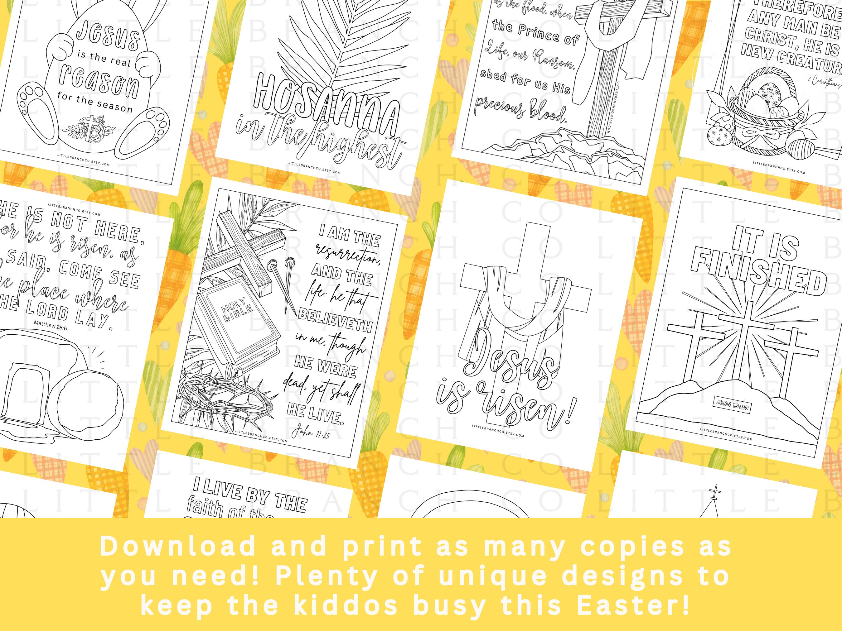 Printable Christian Easter Coloring Pages, Easter Bible Coloring Pages