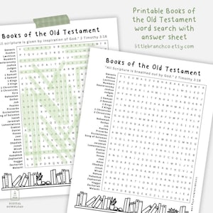 Gamla testamentets böcker i Bibeln Ordsökning: KJV & ESV Bibelöversättning (PDF)