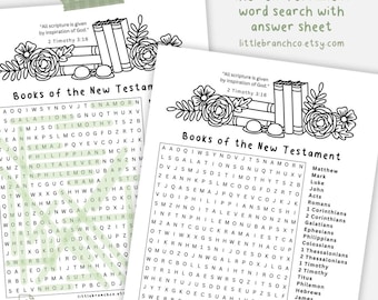 Printable New Testament Word Search: KJV & ESV Bible Verse Activity (PDF Printable)