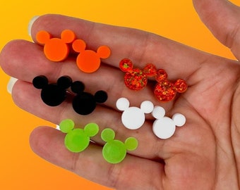 Mäuseohren Ohrstecker - Halloween Glow & Glitter Designs
