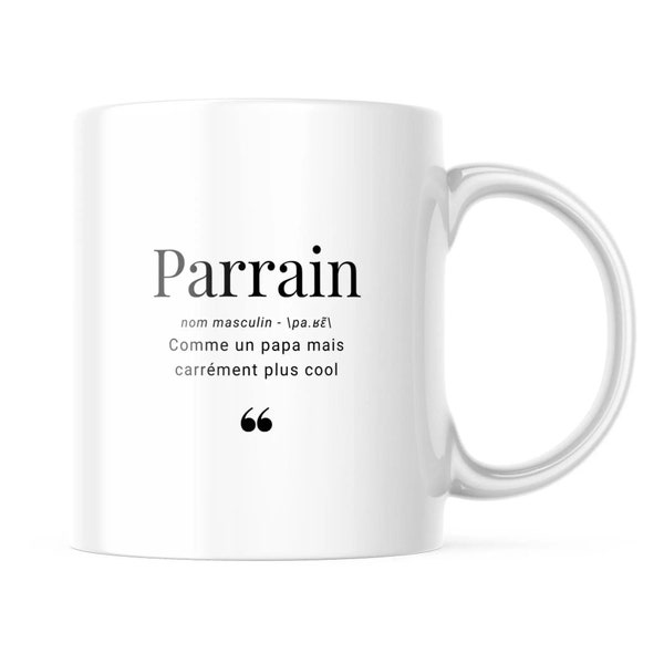 Mug Parrain Définition