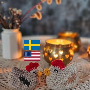 PDF Crochet Pattern The Hen Petronella