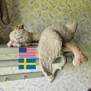 PDF crochet duckling/swan/baby swan/goose  PATTERN amigurumi duck Anka virkmönster