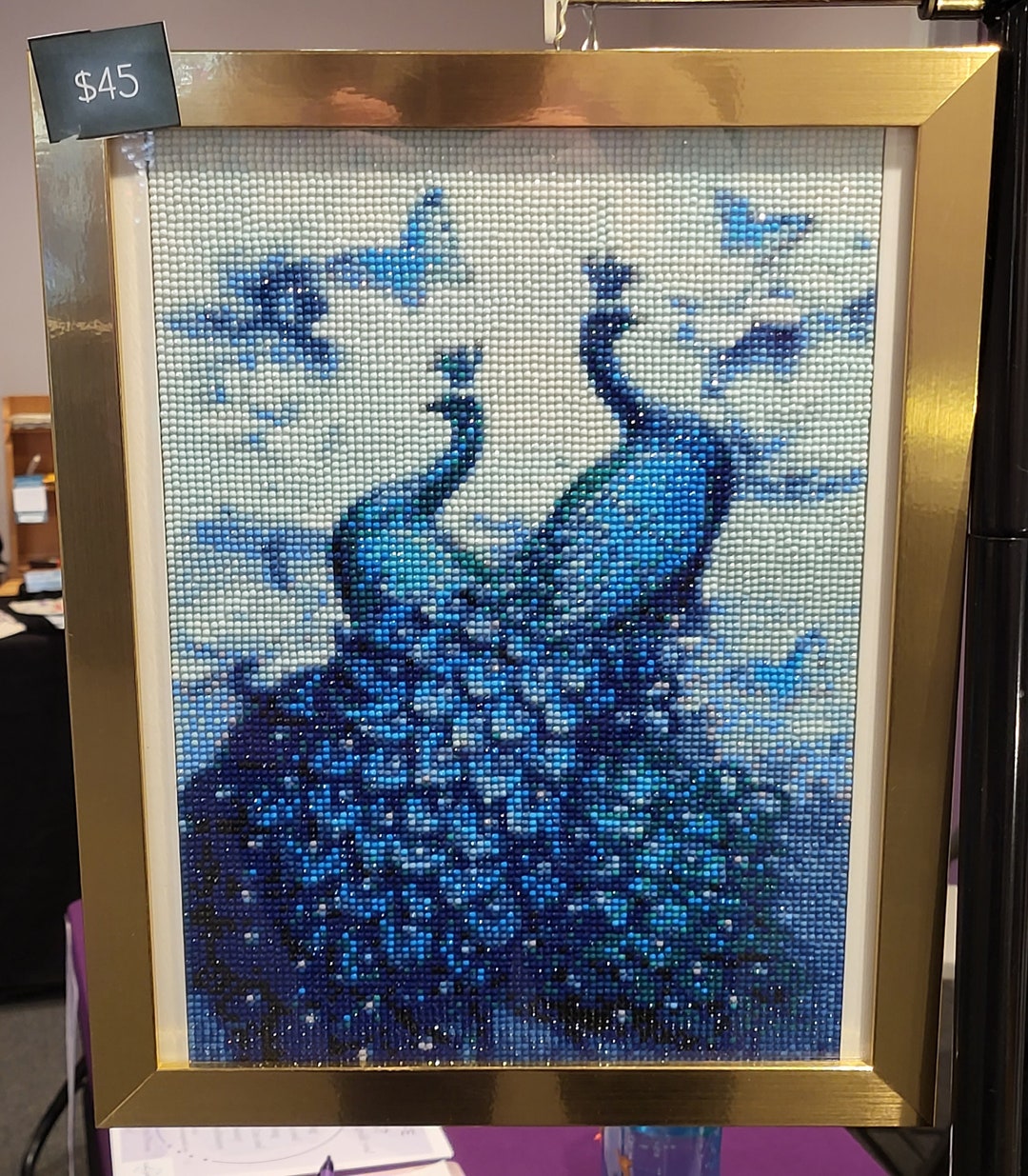 Royal Peacocks Diamond Painting Etsy