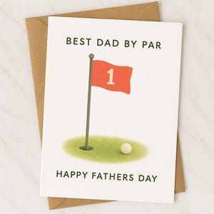 Tarjeta del Día del Padre para un Papá Golfista – Tarjeta de Golf Divertida Imprimible – Tarjeta Digital de Descarga Instantánea – Regalo para el Día del Padre para los Amantes del Golf