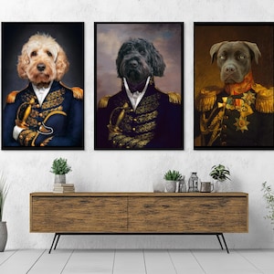 Custom Royal Pet Portrait, Renaissance Dog Painting, Pet Lovers Gift Royal Portrait Pet Portrait gift Gift for Cat Lover Gift for Dog Lovers
