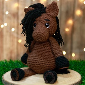 Crochet Horse Amigurumi: Handmade Plush Pony - &quot;Barnaby&quot;