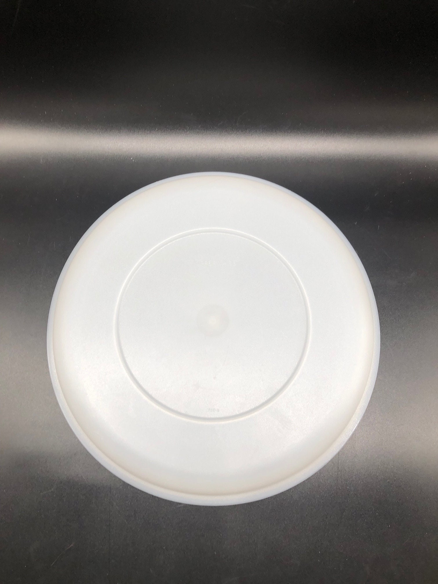 Vintage Tupperware White Plastic Replacement Lids, Mint Condition