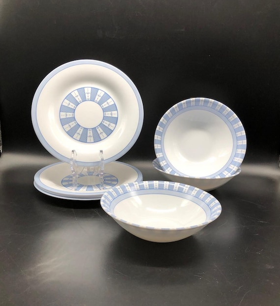 Vintage Martha Stewart Everyday Garden Trellis Pattern Soup/cereal