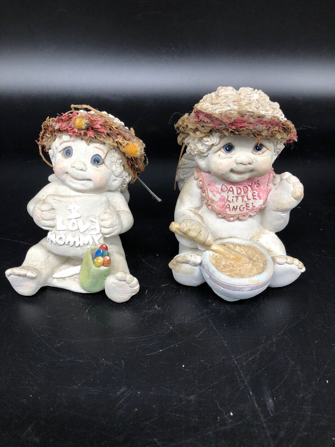 Set of 2 Vintage Dreamsicles Figurines Signed Kristin 1995 Etsy