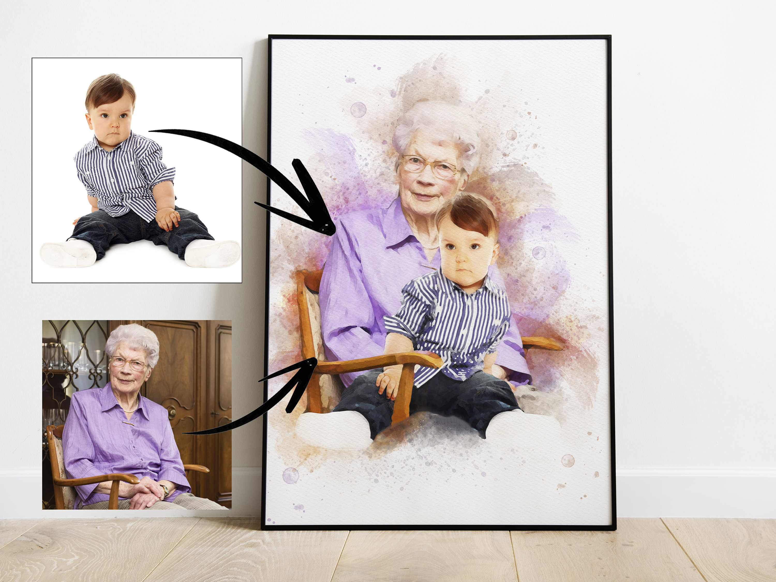 Adding A Deceased Loved One To A Photo www.etsy.com