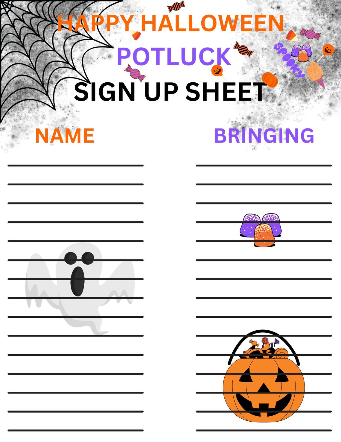 Halloween Potluck Sign Up Sheet Halloween Party Halloween Invitation Potluck Sign Up Sheet Halloween Potluck Sign Up Sheet Halloween Party Halloween Invitation Potluck Sign Up Sheet