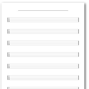 Blank Mandolin Tab Sheets, Learn Mandolin, Mandolin, Downloadable, Mandolin Tabs, Mandolin Teacher, Bluegrass, Blank Sheet Music