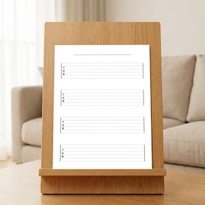 Extra Large Blank Guitar Tab Sheets | 6-String Tablature for Visual Impairments | Music Teacher Resource | Printable PDF (A4 & US Letter)
