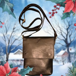 Sac à bandoulière en cuir pour homme ou femme