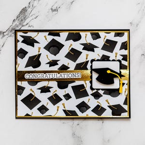 Carte de remise de diplôme 3D, Carte de fête, Carte de félicitations, Diplôme d'études secondaires, Diplôme universitaire, Carte faite main, Carte unique