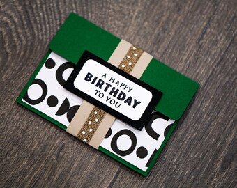 A Happy Birthday To You Gift Card Holder, Gift Card Envelope, Happy Birthday, Birthday Wishes, Celebration, Handmade Card, Unique Card