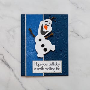 3D Schneemann Geburtstagskarte, Alles Gute zum Geburtstagkarte, Winter Karte, Schneeflocke Karte, Handgemachte Karte, Einzigartige Karte, Unisex Karte, Grußkarte, Kinderkarte