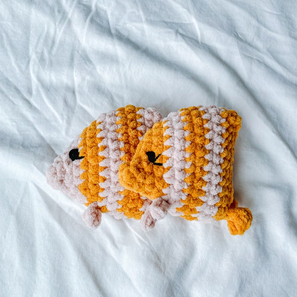 READY TO SHIP Boho Bebe Fish/ Crochet Fish/Fish Toy/ Fish amuigurumi / Small Crochet Fish/Toddler Fish Toy