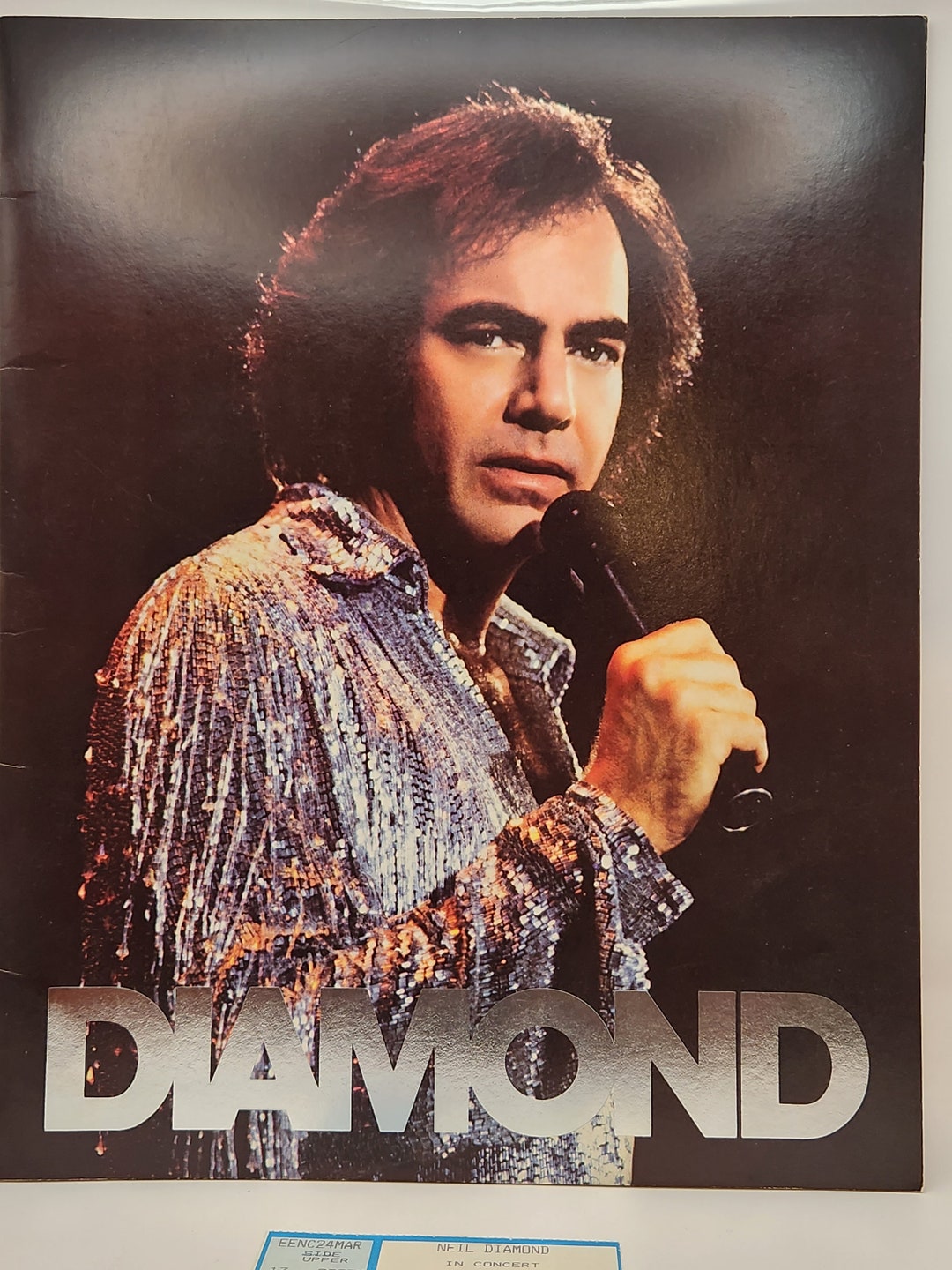 Neil Diamond Tour Book With Ticket Stubs Etsy