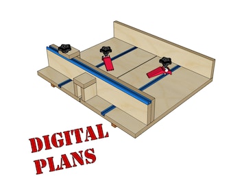 Small Parts Table Saw Sled Digital Plans