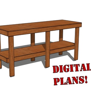 Simple and Durable Workbench (Digital Plans)