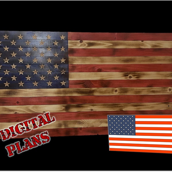 Wooden Flag Plans - Etsy UK