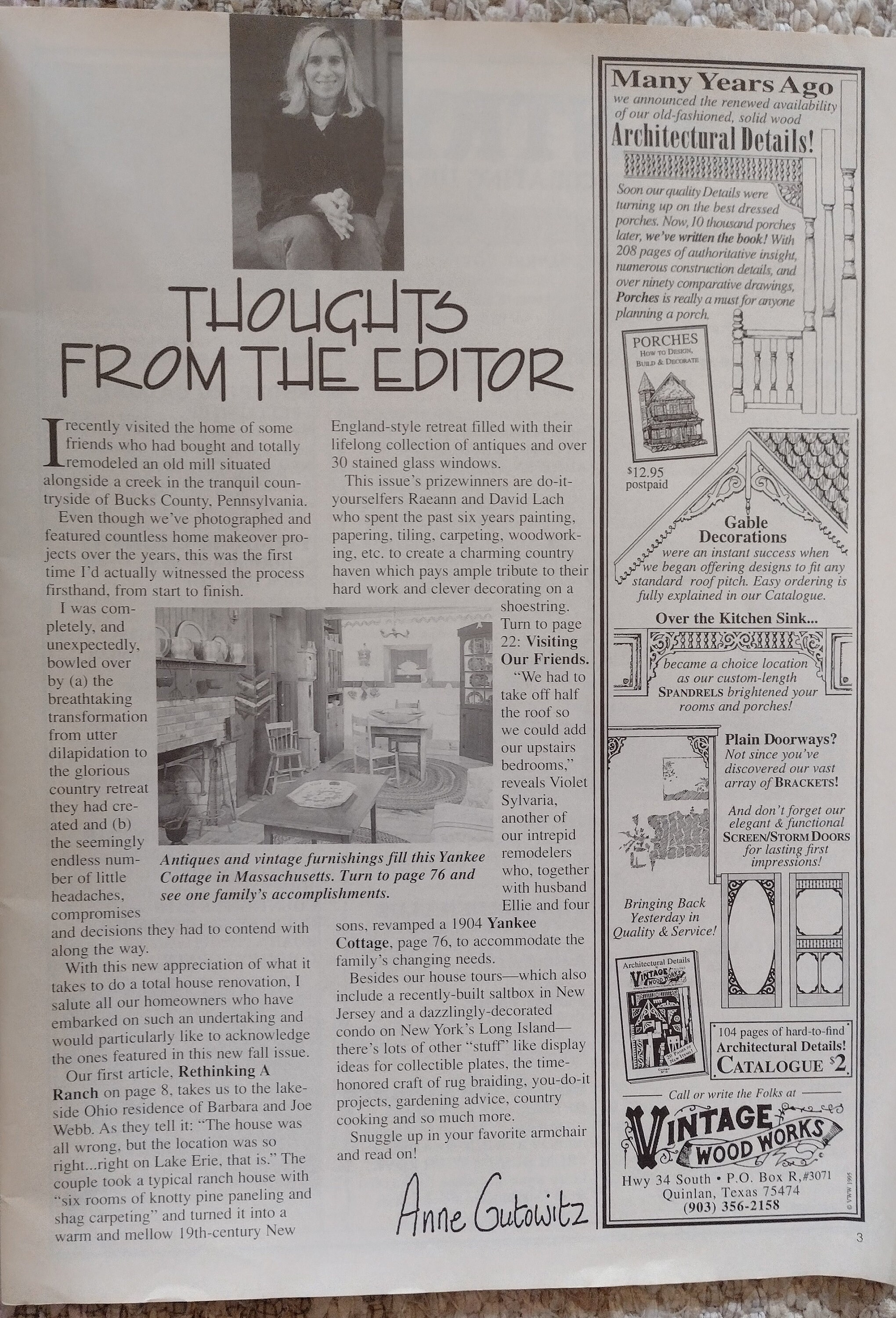 Country Decorating Ideas Magazine 1996 Perfect Read for Country Enthusiasts Etsy