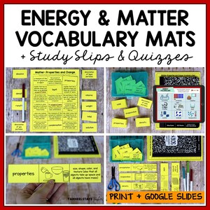 Conservation and Transfer of Energy Vocabulary & Definition Practice | Vocab Study Guide and Quizzes | Learning Game | Terminology Flashcard
