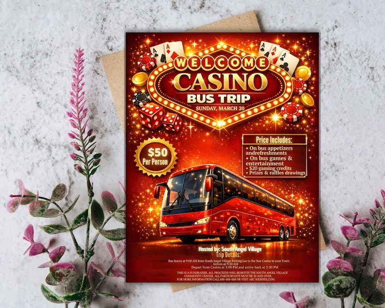 editable-casino-bus-trip-flyer-fundraiser-event-canva-template-8-5x11