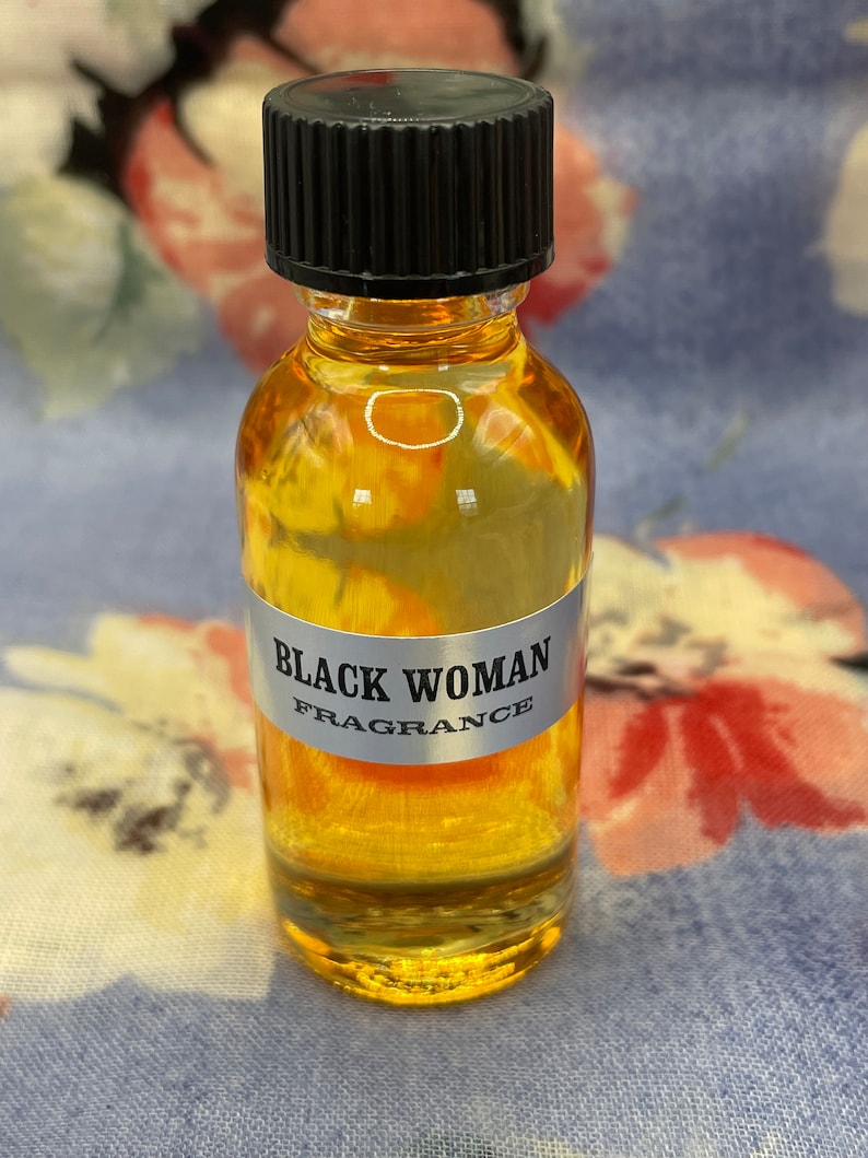Black Woman Perfume Body Oil Free Shipping Etsy
